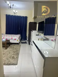 Furnished studio apartment with internet for monthly rent in Dubai, Warsan 4 area