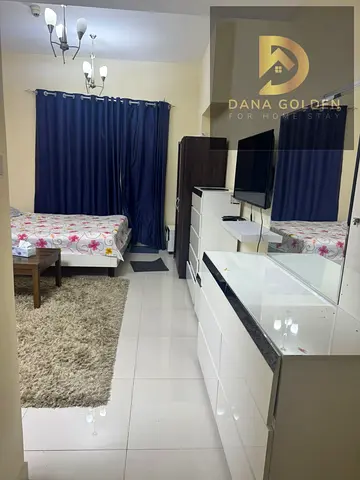 Furnished studio apartment with internet for monthly rent in Dubai, Warsan 4 area