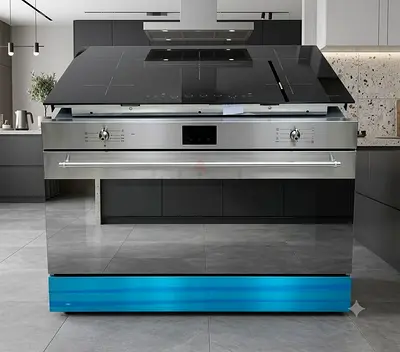 SMEG Brand New Built-in Electric Oven with Electric Cooktop – Premium Italian Design