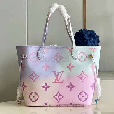 Louis Vuitton Monogram Giant Spring In The City Neverfull MM Sunrise Pastel