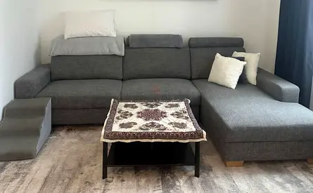 Ikea Sorvallen L shape sofa under storage
