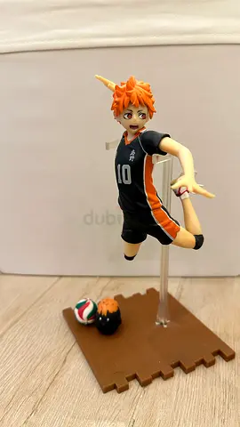 Haikyuu!! Hinata Shoyo Volleyball Figure (With Stand  Ball) - Good Condition