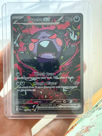 Pokemon card Pitch black Morpeko EX