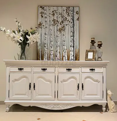 Solid wood country sideboard