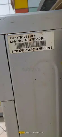 Used front-load washing machine - parts/for repair (model F12B8TDT25)