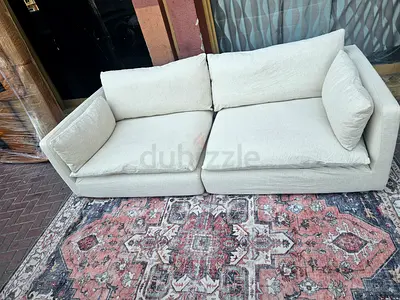 Linen Fabric 2 peice sofa