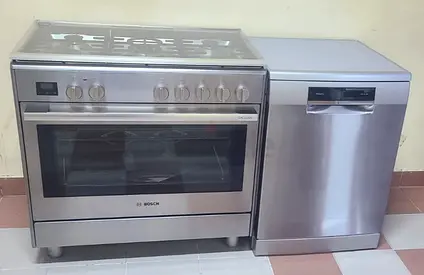Bosch top gas oven is electric latest model series 8