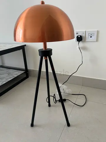MARINA HOME - Modern Copper Dome Tripod Table Lamp