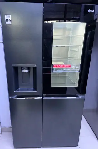 LG Fridge Freezer Side By Side Instaview Knock Door