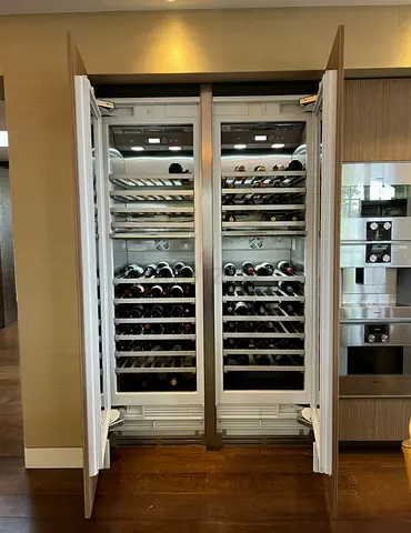 Gaggenau 400 series Built-in Dual Zone Wine Refrigerator - Large Capacity, Stainless Finish