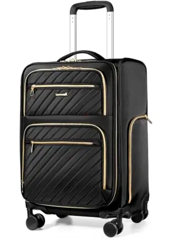LUGGEX Stylish Underseat Carry On Luggage with Wheels 16