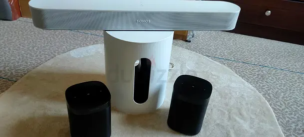 Sonos beam + mini sub+ Sonos one SL Atmos home theatre system