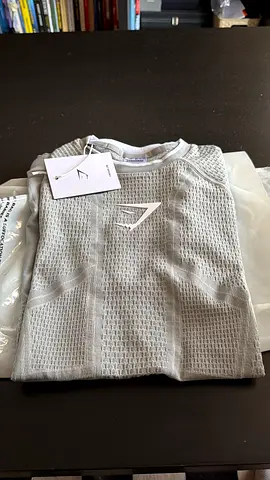 Original Gymshark Onyx V1 - Grey White logo