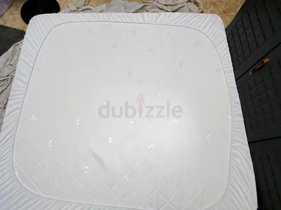 Used white quilted Medical mattress protector/topper - Queen (180x170) 15 cm Thicknes