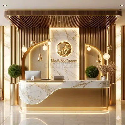Luxury hotel reception