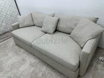 Cratebarrel three seater sofa