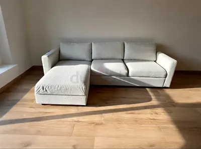IKEA vimle L Shape Sofa Bed Beige