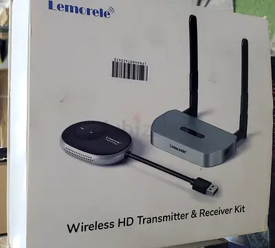Lemorele HDMI Wireless Transmitter and Receiver, USB C Wireless Transmitter and HDMI Receiver 5G Str