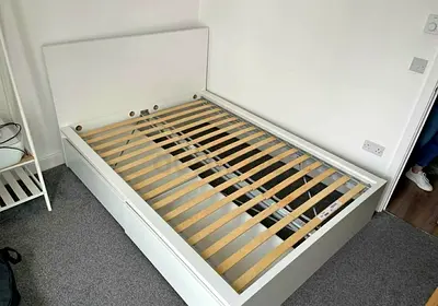 Ikea Queen size 160×200 bed with mattress available in perfect condition