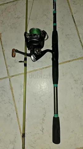 Spinning fishing rod and reel combo — used, good condition