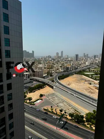 One bedroom and a living room for annual rent in City Tower Towers in the Al Naeemiyah 3 area. Park