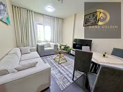 One bedroom and living room available in Al Qasimia, near the station. First occupancy, brand new fu