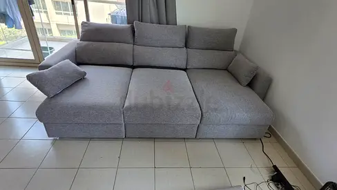 Ikea Eskilstuna L shape sofa bed with storage