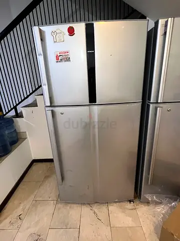 Hitachi 2-Door Stainless Steel Fridge — Reliable Brand, Great Deal