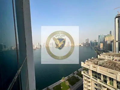 اطلالة بحرية بانورامية تكييف مجاني + باركن مجاني اكبر غرفتين وصالة + بلكون + غرفة خدامة + غرفة غسيل للايجار في الخان