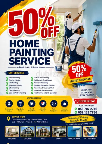 Home painting service in Dubai