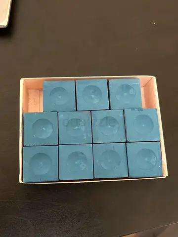 Blue Billiard Snooker Cue Chalk Set