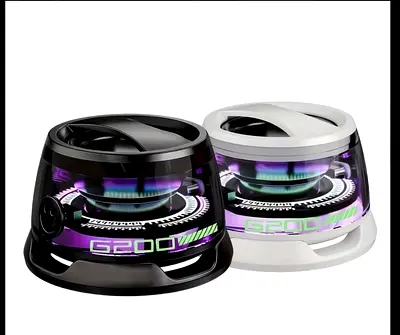 Pair of Portable Bluetooth Mini Speakers - Compact USB Rechargeable with tws function (blackwhite