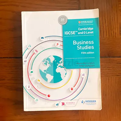 Cambridge IGCSE and O Level Business Studies Fifth Edition Textbook