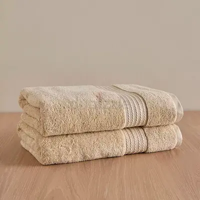 Zoey 2-Piece 500 GSM Cotton Bath Towel Set - 70x140 cm