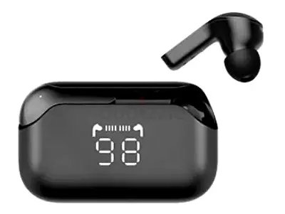 True Wireless Earbuds With Noise Cancellation And Extra Bass Black