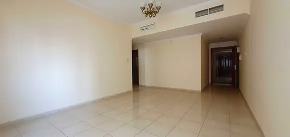 CHILLER FREE AC // WITH CAR PARKING 1BHK JUST 35K IN AL QASMIA
