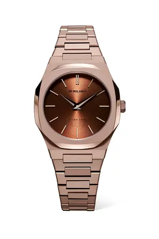 D1 Milano Slim Ceramic-Look Rose Gold  Watch