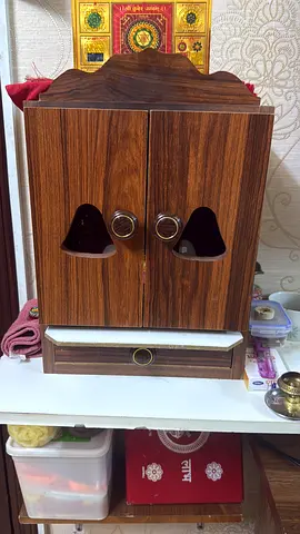 Puja mandir / wooden prayer cabinet