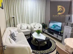 One bedroom and living room in Al Qasimia, first occupancy, balcony, two bathrooms, kitchen, furnish