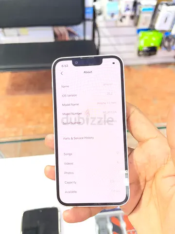 iPhone 13 Mini - 128GB, Good Condition (White)