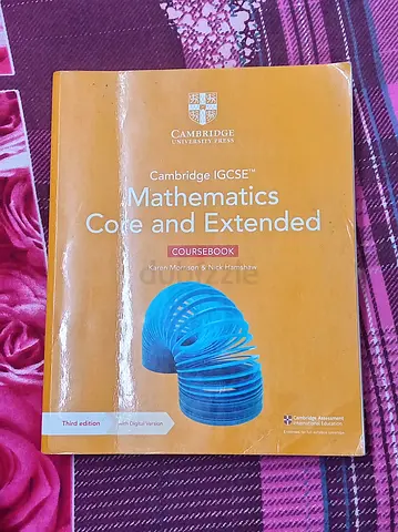 Cambridge IGCSE Mathematics Core and Extended Textbook 3rd PERFECT CONDITION MSG FOR MORE PICTURES