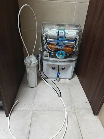 Used Kent Grand+ RO Water Purifier with Filters (Working) regularly serviced.