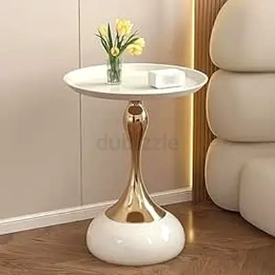 Electroplated Side Table 39.5 × 52 cm – Modern Metallic Accent Table for Living Room