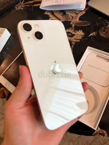 iPhone 13 (White) - Good Condition with Box