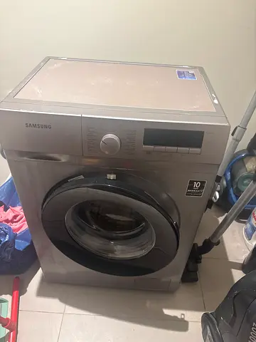 Samsung Front Load Washing Machine - 7kg, Silver, Good Condition