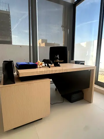Office table and chair