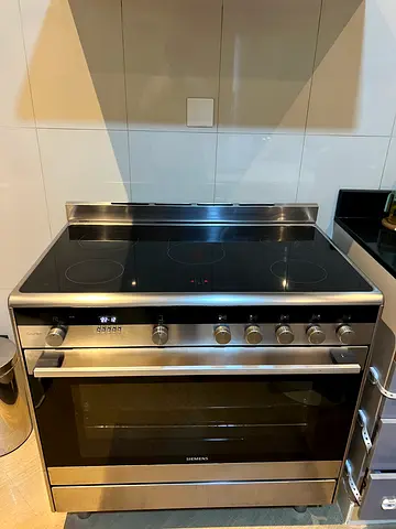 Siemens iQ700, Ceramic Cooker - 90x60cm - Silver