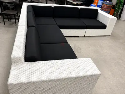 L Shape Outdoor Rattan Sofa Set for Sale
