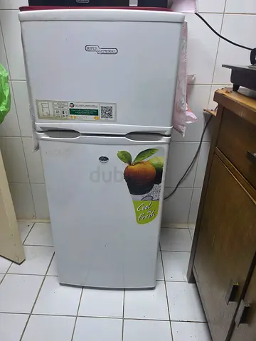 Compact single-door refrigerator with small freezer compartment - works fine cooling excellent.