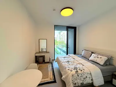 Fully Furnished Studio Apartment with Balcony & Pool View | Tiraz, Aljada